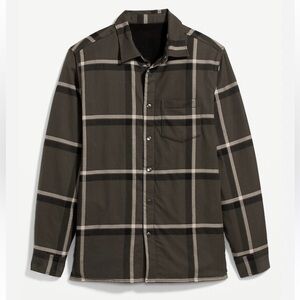 Old Navy Plaid Cozy-Lined Shacket
